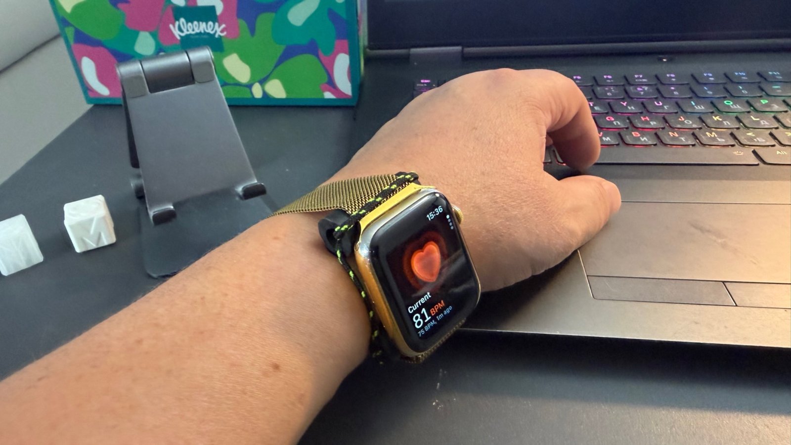 Watch fit on adapter